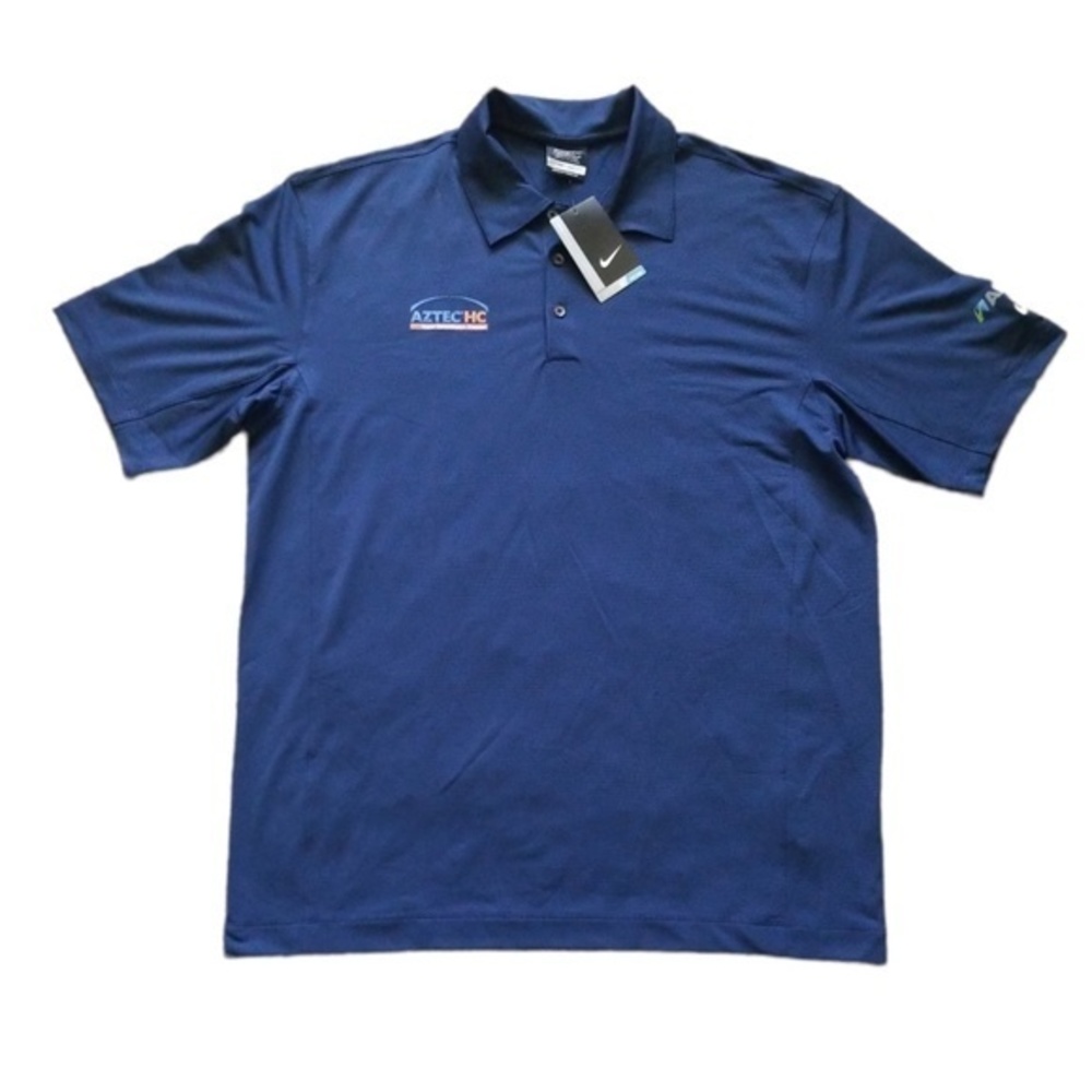 NEW Nike Golf Tour Performance‎ Dri-Fit Men’s Navy Polo Shirt Sz. L NWT